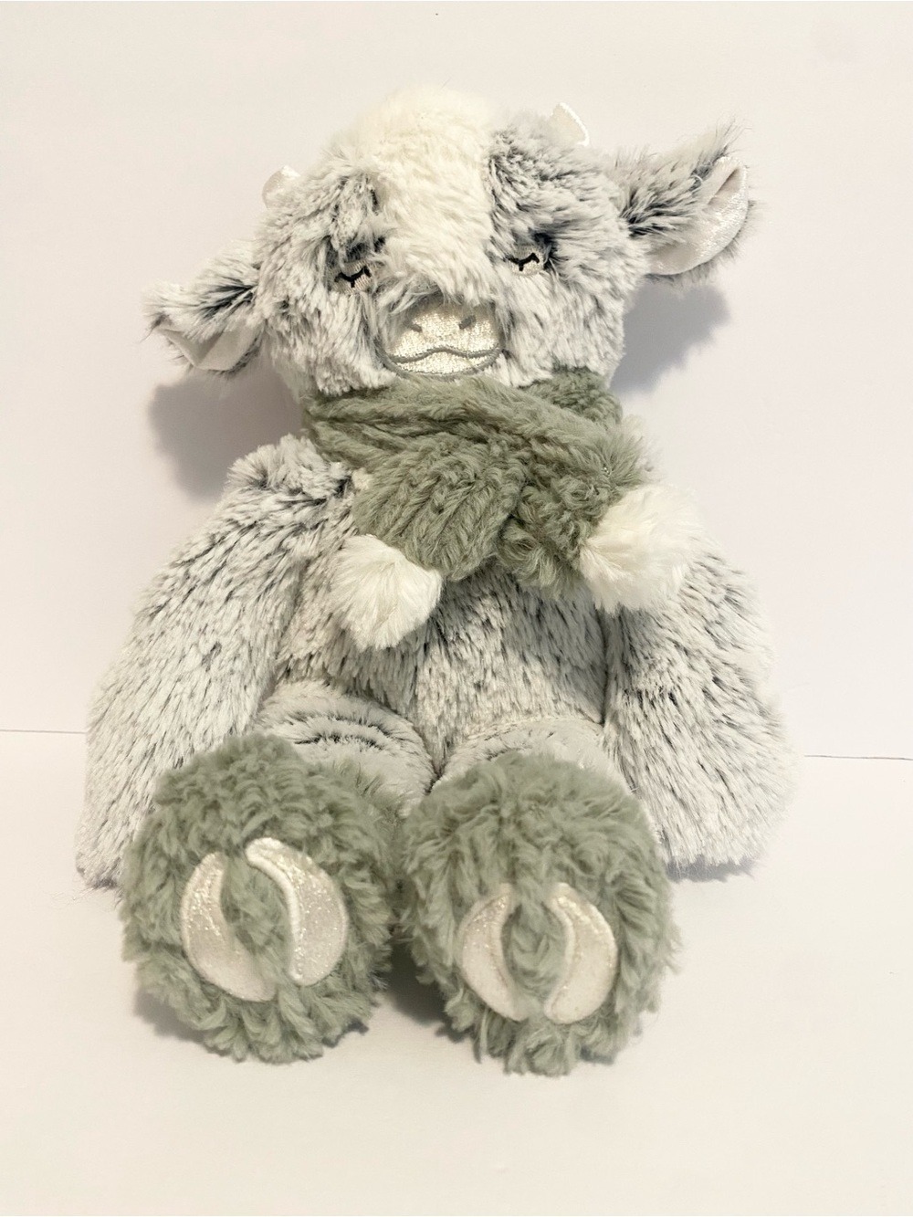 Slumberkins Shine Bright Yak Kin w Scarf Caring Crew Plush Stuffed Toy